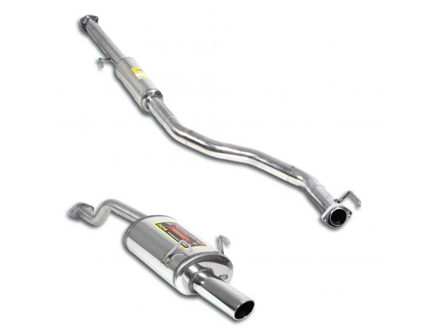 SUPERSPRINT SPORT EXHAUST PACK DIAM. 50 CAT-BACK CEE APPROVAL HONDA CIVIC 5P. 1.4I / 1.6I 97-00