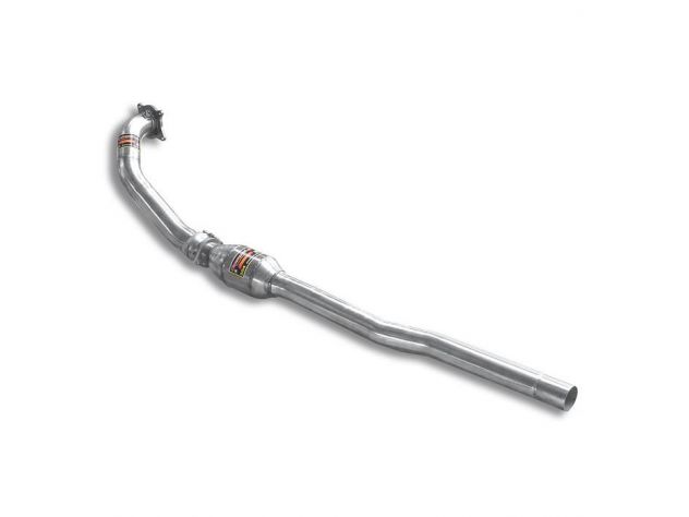 SUPERSPRINT TURBO EXHAUST PIPE KIT + CATALYST 200 CPSI AUDI TT S QUATTRO COUPÈ/ROADSTER 2.0 TFSI (272 HP) 08-14 (CON VALVOLA)