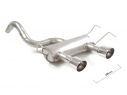 RAGAZZON STAINLESS STEEL REAR WITH CENTRAL TERMINALS 102MM SPORT LINE ABARTH 500/595 312 1.4TJET 595 107KW 2016+