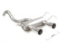 RAGAZZON STAINLESS STEEL REAR WITH 102MM ROUND CENTRAL TERMINALS ABARTH 500/595 312 1.4TJET 595 107KW 2016+