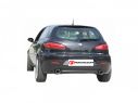 RAGAZZON DOUBLE STAINLESS STEEL REAR WITH 128X80MM OVAL TERMINALS ALFA ROMEO 147 1.9JTD 85/103/110KW 2001 -10/2004