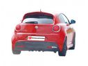 POSTERIORE INOX SDOPPIATO TERMINALI ROTONDI 2X70MM SFALSATI RAGAZZON ALFA ROMEO MITO 955 1.4 58KW 09/2008-2013