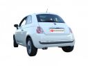RAGAZZON DOUBLE STAINLESS STEEL REAR WITH 115X70MM OVAL TERMINALS FIAT 500 312 1.2 51KW 2007-2015