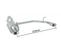 RAGAZZON DOUBLE STAINLESS STEEL REAR WITH 115X70MM OVAL TERMINALS FIAT 500 312 1.3 MJET 55KW 02/2007-2010