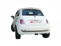 RAGAZZON DOUBLE STAINLESS STEEL REAR WITH 115X70MM OVAL TERMINALS FIAT 500 312 1.4 16V 74KW 07/2007-2013