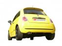 RAGAZZON DOUBLE STAINLESS STEEL REAR WITH 115X70MM OVAL TERMINALS FIAT 500 312 0.9 TWINAIR TURBO 62KW 2011+