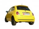 RAGAZZON DOUBLE STAINLESS STEEL REAR WITH 115X70MM OVAL TERMINALS FIAT 500 312 0.9 TWINAIR TURBO 62KW 2011+
