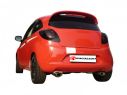 RAGAZZON DOUBLE STAINLESS STEEL REAR WITH 115X70MM OVAL TERMINALS FORD KA RU 1.2 51KW 01/2009+