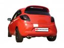 POSTERIORE INOX SDOPPIATO TERMINALI ROTONDI 2X70MM RAGAZZON FORD KA RU 1.2 51KW 01/2009+