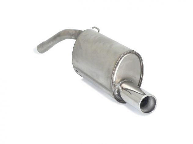 RAGAZZON STAINLESS STEEL REAR WITH ROUND TERMINAL 80MM RENAULT R5 SUPER 5 GT TURBO 1.4 88KW 1987-1991