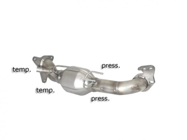 CATALIZZATORE GR. N CON TUBO SOSTITUZIONE FILTRO ANTIPARTICOLATO RAGAZZON SUBARU IMPREZA 2.0D 110KW 2008+