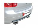 POSTERIORE SDOPPIATO TERMINALI OVALI 135X90MM SPORT LINE VW GOLF MK5 1.9TDI DPF 66KW/77KW - 2.0TDI DPF 103KW 12/2004-10/2008