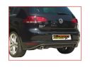 RAGAZZON STAINLESS STEEL REAR WITH ROUND 2X80MM STAGGERED TERMINALS VW GOLF MK7 1.4TSI 90KW 2012-2014