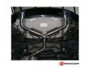 POSTERIORE INOX TERMINALI ROTONDI 2X80MM SFALSATI RAGAZZON VW SCIROCCO 13 2.0TDI DPF 125KW 2008-2012