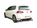 RAGAZZON REAR TUBE GR. N STAINLESS STEEL DOUBLE WITH ROUND TERMINALS 90MM VW GOLF MK6 2.0 GTI TSI 155KW 2009+