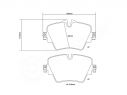 KIT PASTIGLIE FRENO ANTERIORI BREMBO BMW X1 (F48) xDrive 25 e Plug-in-Hybrid 162KW 220 11/14+