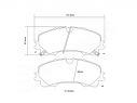 BREMBO FRONT BRAKE PADS KIT NISSAN X-TRAIL (T32_) 2.0 ALL MODE 4x4-i (NT32) 108KW 147 10/13+