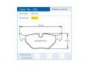 PAGID PAIR REAR BRAKE PADS BMW 5 (E34) 540 I V8 210 KW 09/92-09/95