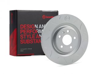 BREMBO SPORT TY3 FRONT BRAKE DISC PEUGEOT 308 SW I (4E_, 4H_) 2.0 HDI 103KW 09/07-10/14