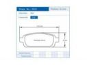 COPPIA PASTIGLIE POSTERIORI PAGID OPEL ASTRA J SPORTS TOURER (P10) 1.6 CDTI (35) 81 KW 02/14 -＞