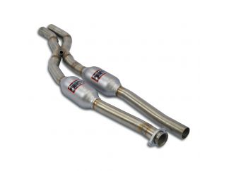 FRONT EXHAUST PIPE + X-PIPE SUPERSPRINT ALPINA B10 (E34 BERLINA + TOURING) 3.5/1 (6 CIL.) 88-92