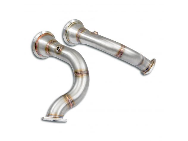 DOWNPIPE KIT RH/LH SUPERSPRINT PORSCHE 536 CAYENNE COUPÈ TURBO 4.0L V8 (550HP WITH GPF) 2020+ (WITH VALVE)