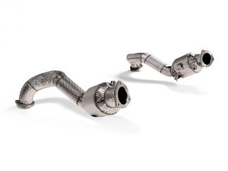 SET TUBI RACCORDO SCARICO AKRAPOVIC PORSCHE 718 CAYMAN GT4 RS 2022-2023