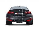AKRAPOVIC REAR MATT CARBON DIFFUSER BMW M4 (F82,F83) 2014-2020